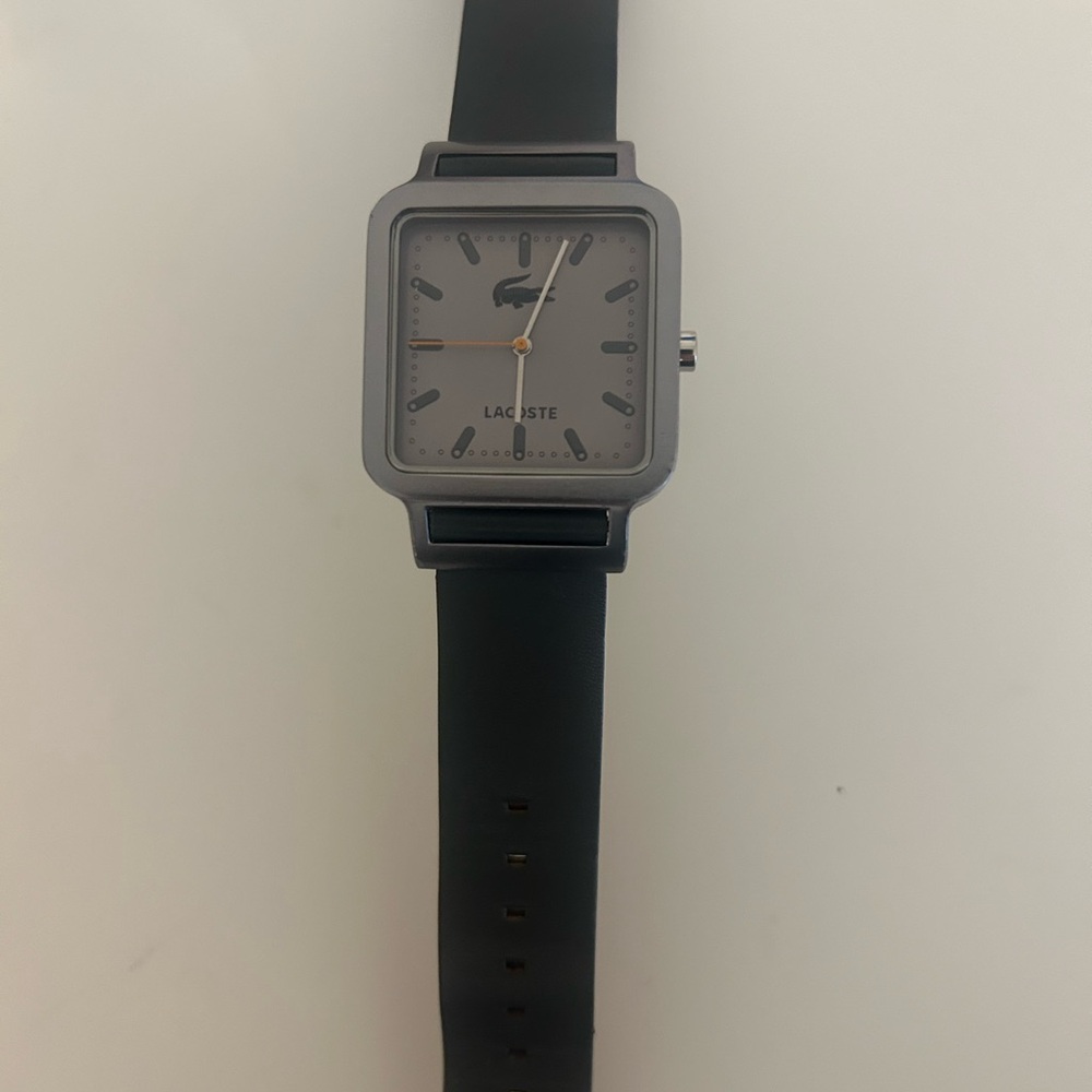 Lacoste Men's Square grey watch